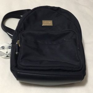 Calvin Klein small black nylon backpack purse EUC